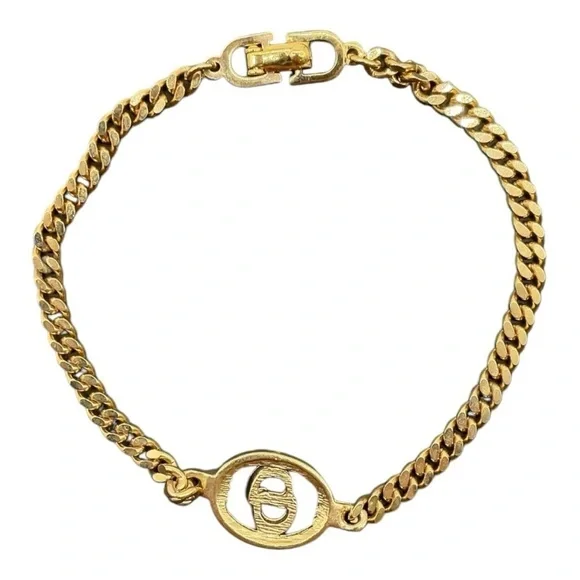 Christian Dior CD Gold Bracelet Small